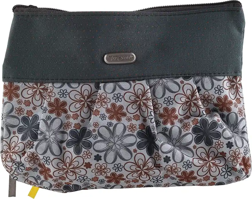 Toiletry Bag 'Ribbons' 93944, Gray-Green