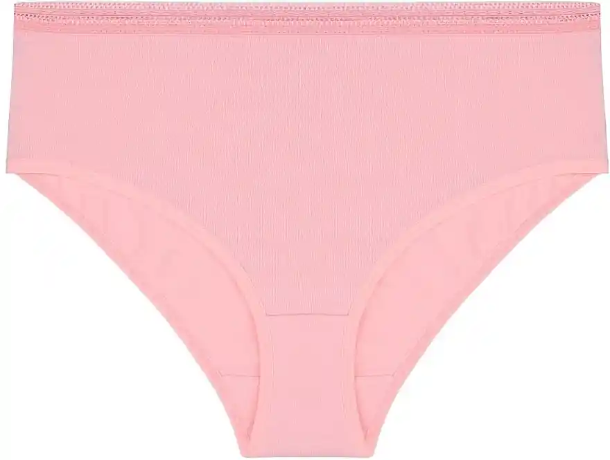 Women Briefs with Lace, BDM500-037, pink