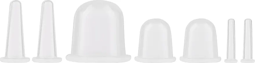 Massage Cup Set, white - Accessories