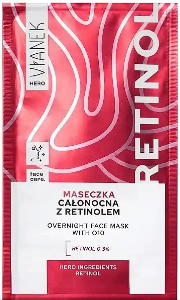 Retinol Night Face Mask, sachet - Skin Care Products