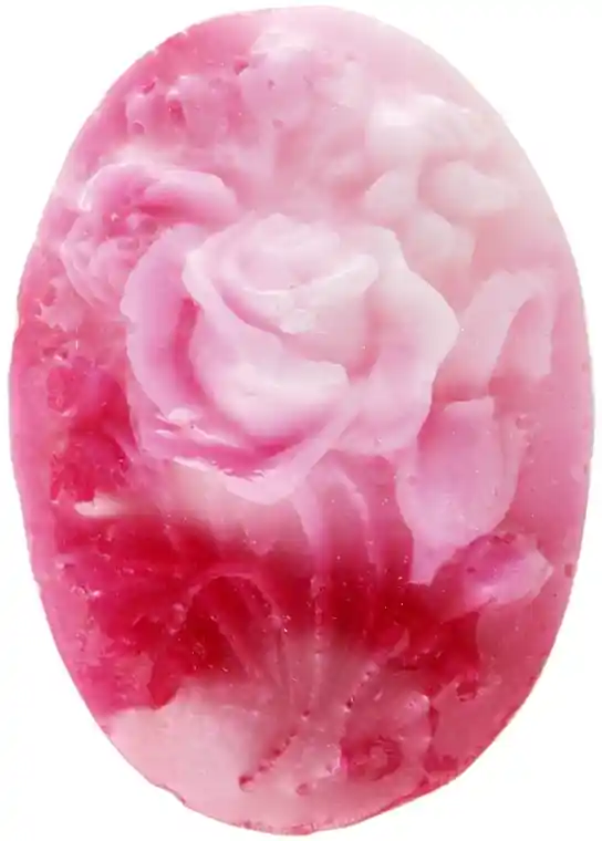 Handmade Glycerin Soap 'Rose Bouquet', white-rose