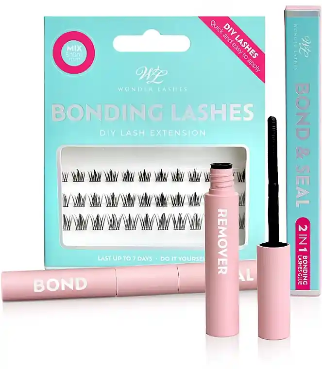 Wonder Lashes Bonding Lashes Volume (bond/seal/8ml + remover/4ml + eyelashes/36pcs)