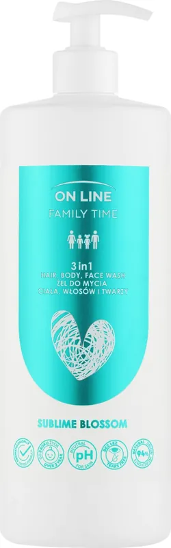 3in1 Sublime Blossom Shower Gel - Bath and Body