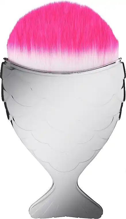 Fish Makeup Brush, silver - Accessories