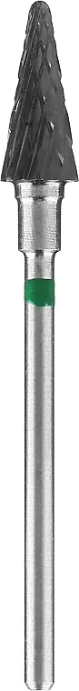 Tungsten Nail File Drill Bit, cone, 6 mm, green - Accessories