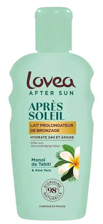 Lotion for prolonging tan after sun exposure with Tahitian Monoi oil and aloe vera - Bath and Body