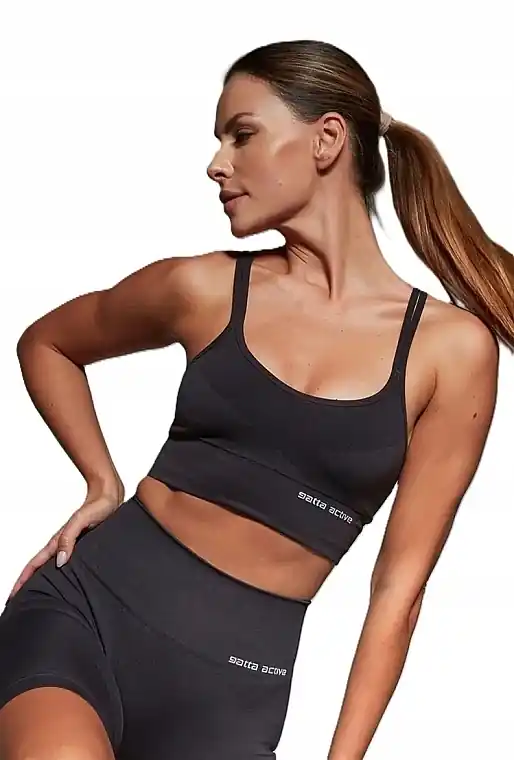 Seamless 01 Women Sports Top, black/graphite - Clothes