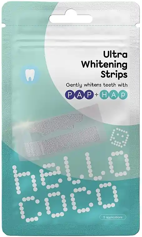 Ultra-Whitening Tooth Strips, 10 pcs