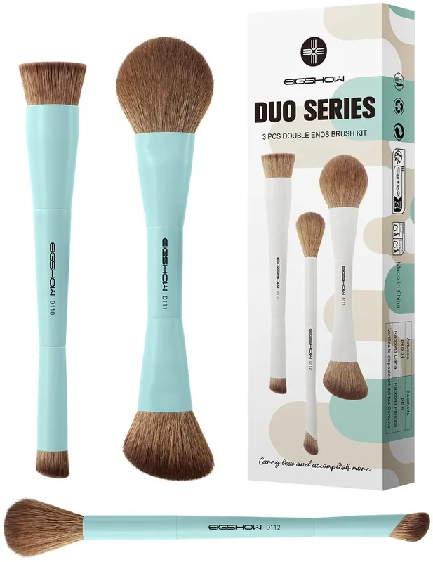 Makeup Brush Set, 3 pcs. - Accessories