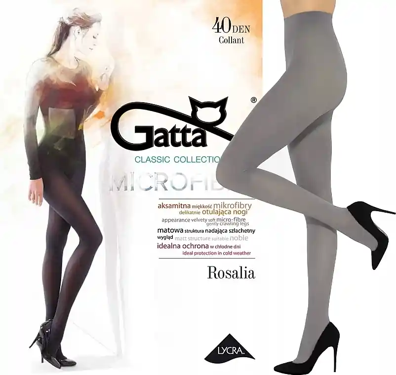 Rosalia Tights 40 Den, grigio tights - Clothes