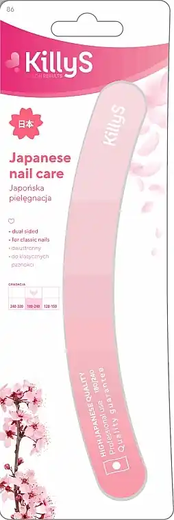 Banana Nail File, 180/240, pink - Accessories