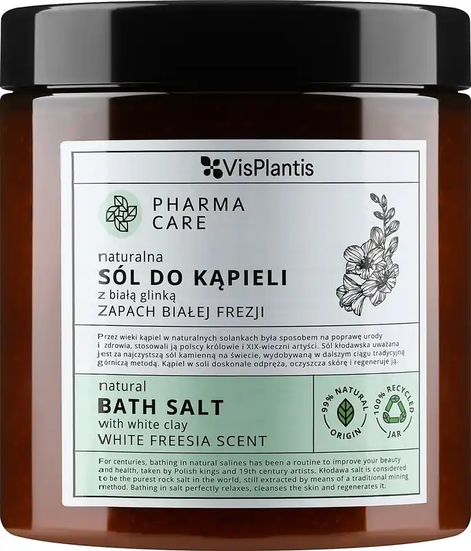 White Clay Bath Salt 'White Freesia' - Bath and Body
