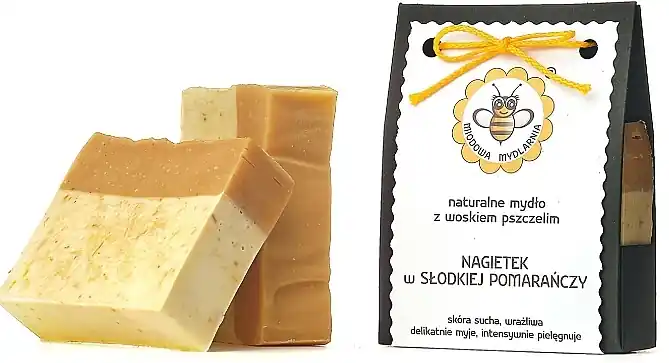 Soap with Sweet Orange and Calendula Scent - Bath and Body