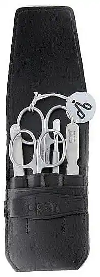 Manicure Set, 5 tools, 6872R, black - Accessories