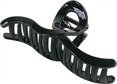 Large black hair claw clip - Accessories