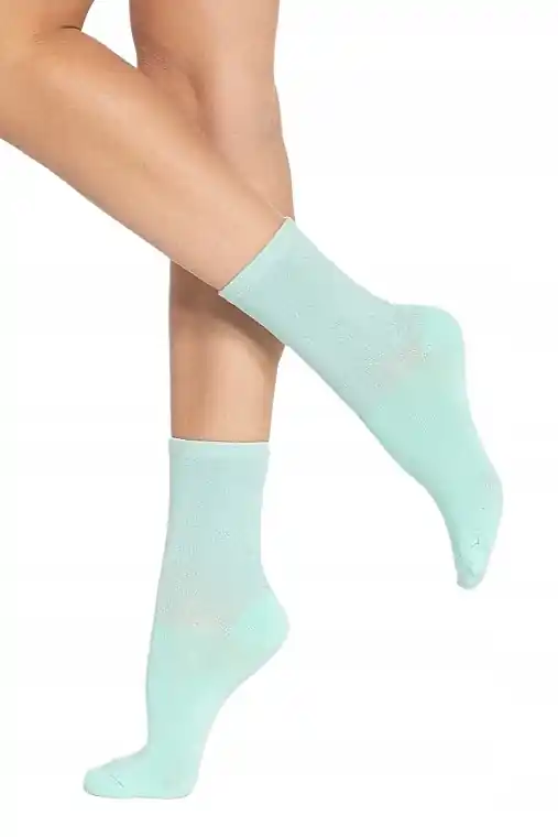 Women Cotton Socks W.01, ceramic - Clothes