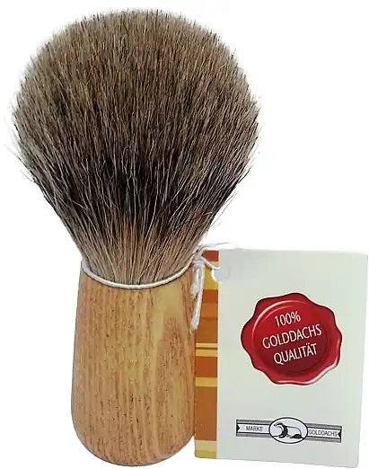 Shaving Brush, thin fiber, rubber wood - Men