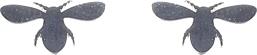 Women Earrings,, insects, silver - Costume jewelry