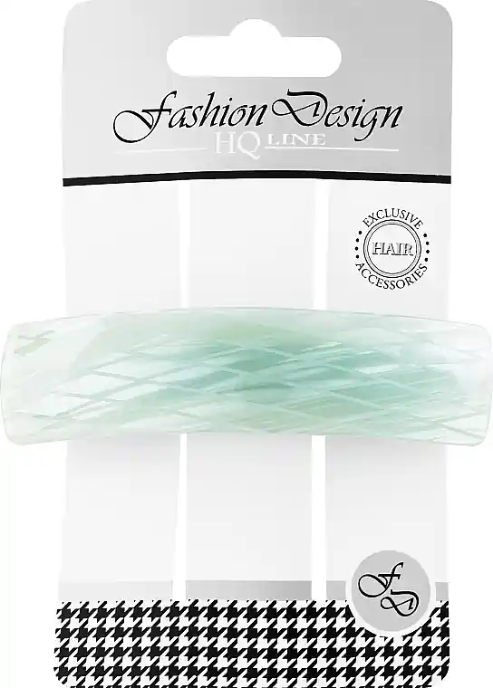 Light Green Hair Barrette 'Fashion Design', 28489 - Accessories