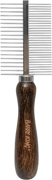 Double-Sided Pet Brush, metal teeth, 19/30 teeth, 5.2 x 17.9 cm