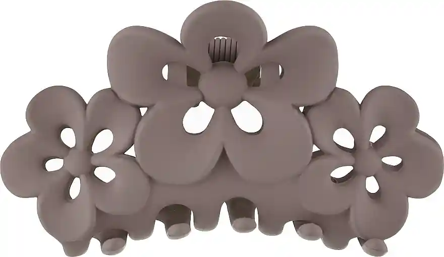 Hair clip, 181183, dark beige - Accessories