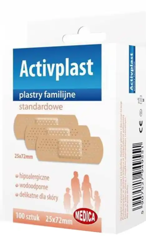 Standard plasters, 25 x 72 mm, 100 pieces - Accessories