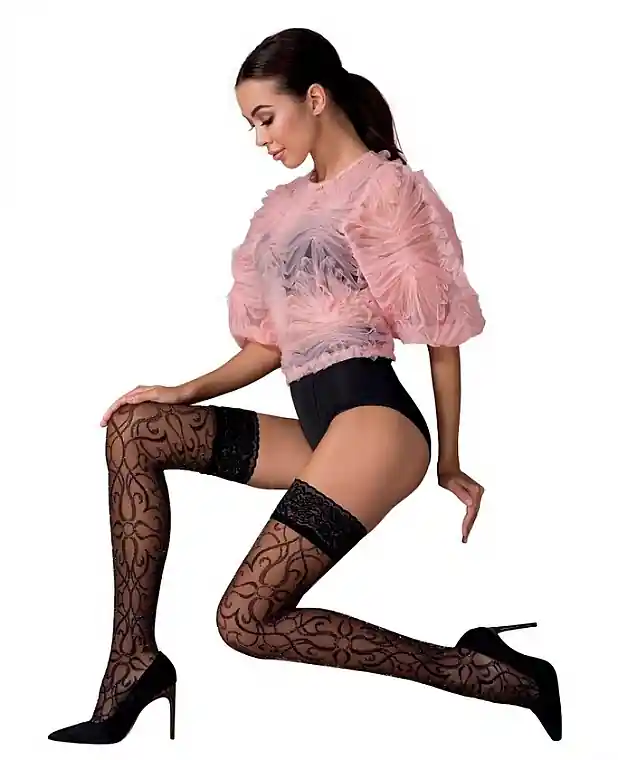 Stockings ST115, 20 Den, nero - Clothes