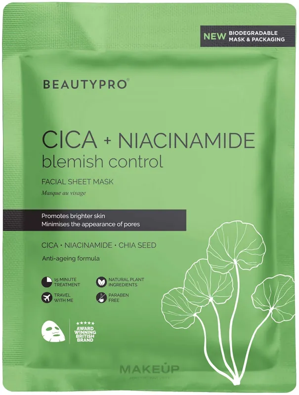 Cica + Niacinamide Sheet Mask - Skin Care Products