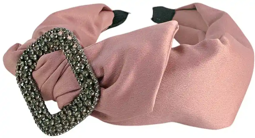 Hair Band with Bow & Decoration, pink - Accessories