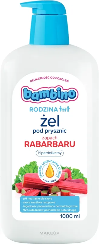 Family Shower Gel "Rhubarb" - Bath and Body