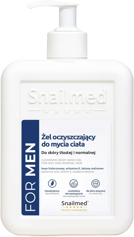 Men Shower Gel for Oily & Normal Skin - Bath and Body