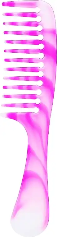 Hair Comb with Handle, 60427, pink - Accessories