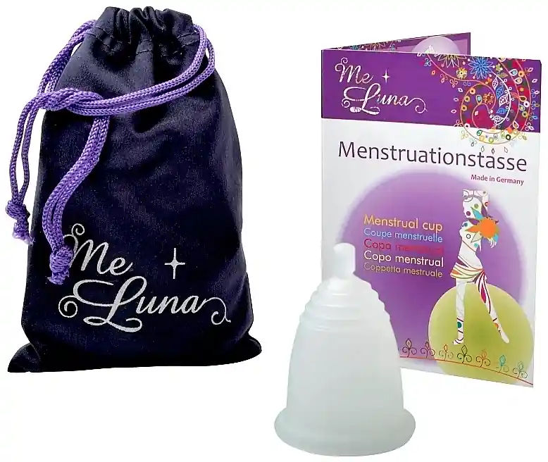 Menstrual Cup with Ball, size L, clear - Accessories