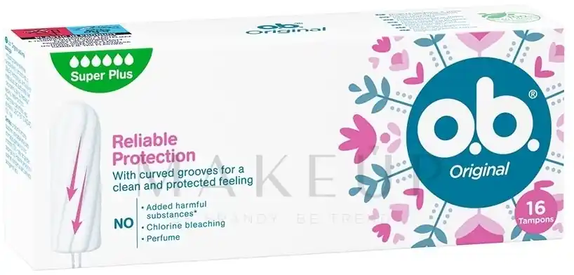 Super Plus Tampons, 16 pcs - Bath and Body