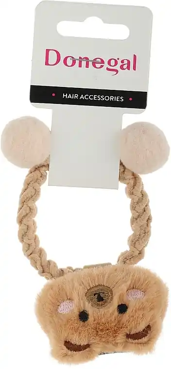 Hair Elastic, FA-5649, Beige Bear