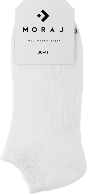 Women's short socks, CSD240-157, white