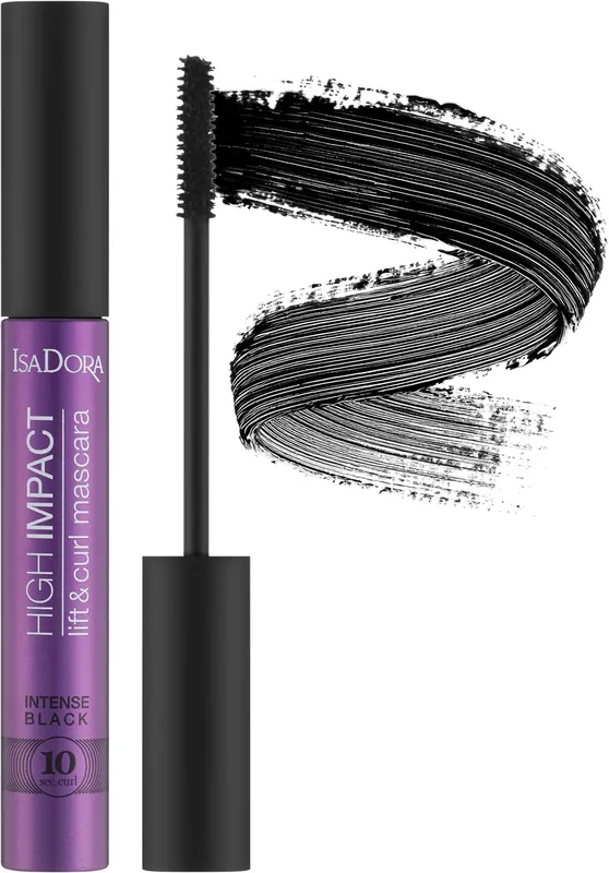 IsaDora 10 Sec High Impact Lift & Curl Mascara Intense Black - Makeup