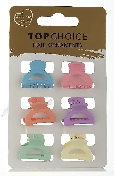 Set of Hair Clips 20711, 6 pcs., variant 3 - Accessories