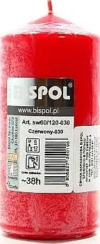Cylindrical Candle 60x120 mm, red - Accessories