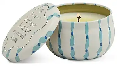 Paddywax Tulip Wisteria & Willow Soy Wax Tin Candle - Bath and Body