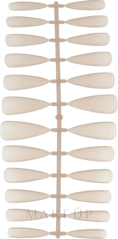 Long Soluble Gel Tips, pink, stiletto - Nails