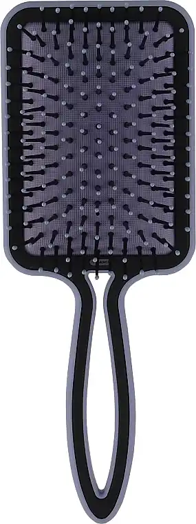 Rectangular Massaging Hair Brush, Purple - Accessories