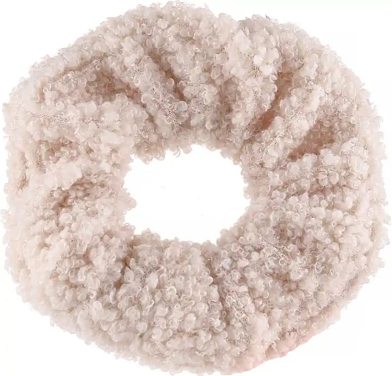Sheep Hair Tie, 26485, beige - Accessories