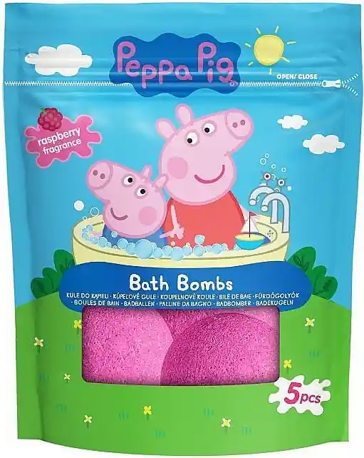 Peppa Pig Bath Bombs, raspberry - Bath and Body
