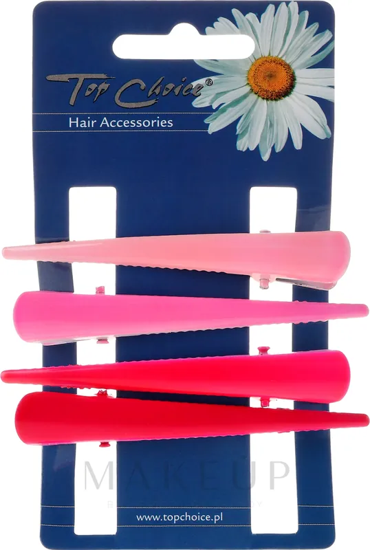 Hair Claws, 25075, pink and red - Accessories