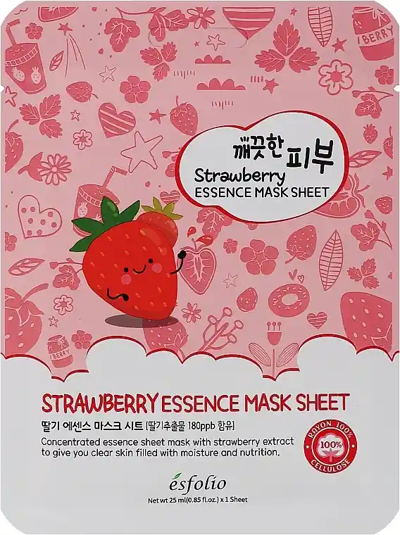 Strawberry Extract Face Mask - Skin Care Products