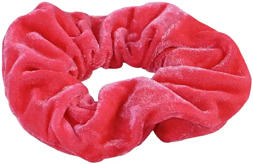 Velvet Scrunchie, red, 12 cm - Accessories