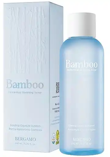 Moisturizing facial toner with bamboo extract and hyaluronic acid complex - Skin Care Products