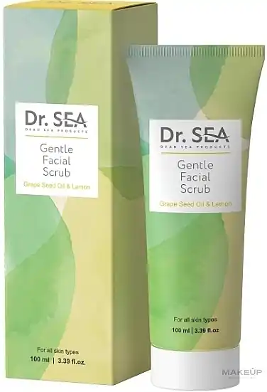 Face Scrub with Grape Seed Oil & Lemon Extract - Skin Care Products