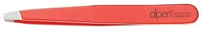Slanted Tweezers, red, 10 cm - Accessories